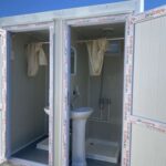 Blocco sanitario (2 docce + lavabo)