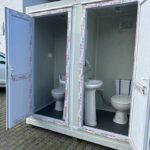 Blocco sanitario SS1 (2 WC + 2 lavabi)