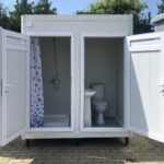 Blocco sanitario SD1 (WC + lavabo + doccia)